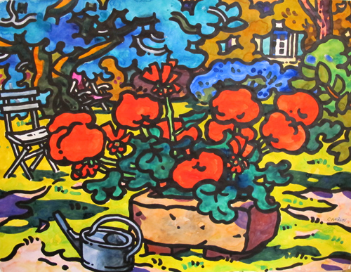 En attente du jardinier