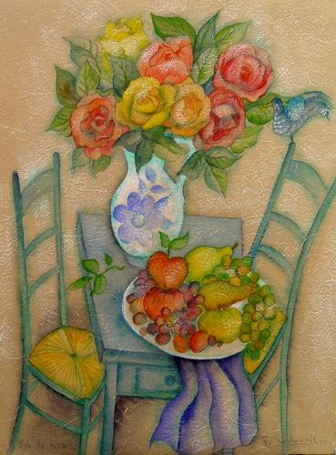 Pot de roses