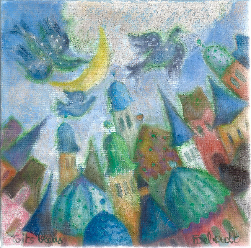 Exposition - Toits bleus