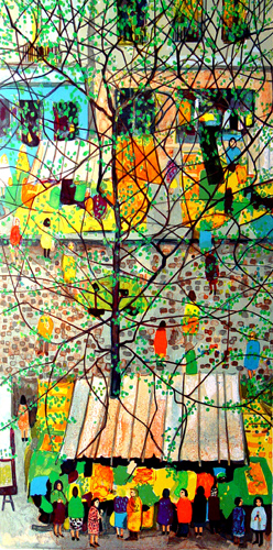 Le marché au printemps