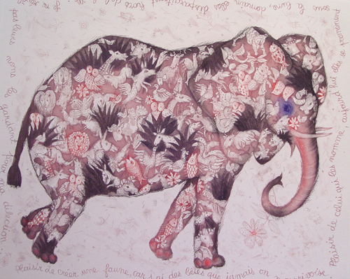 L'éléphant rose