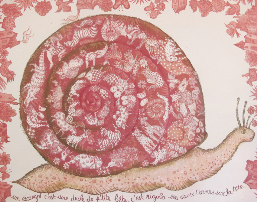 Escargot rose