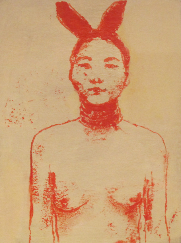 Femme en rouge