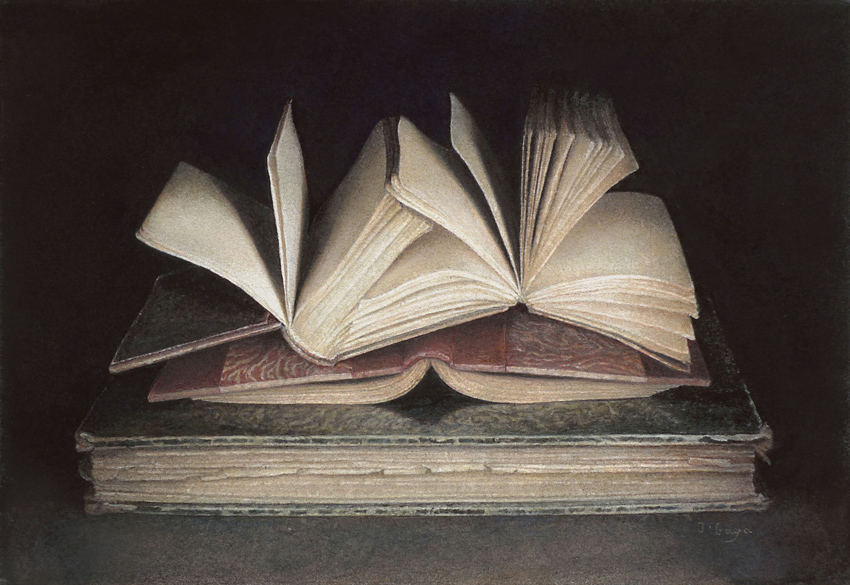 Deux livres ouverts