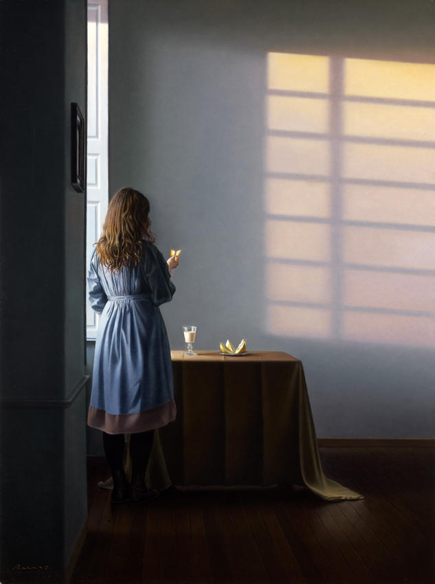Jeune femme au papillon