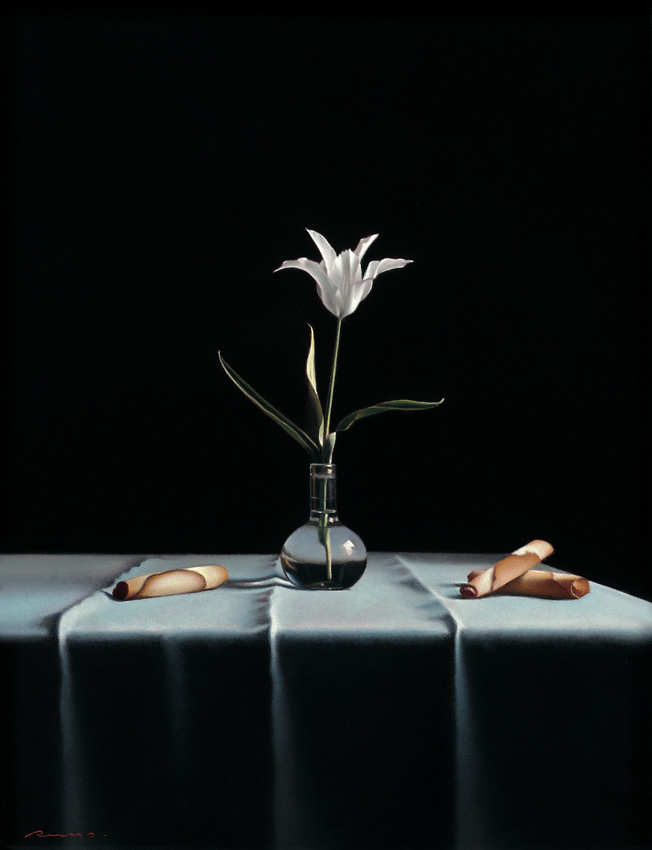 La tulipe blanche et les gaufrettes