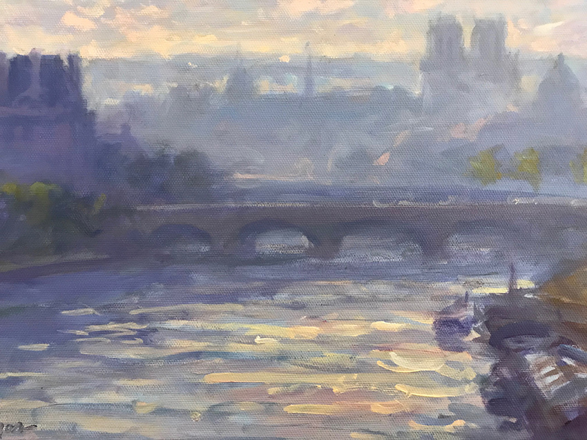 La Seine, le pont royal