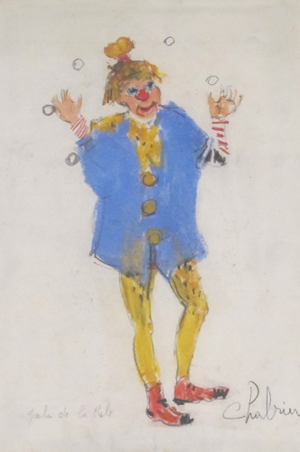 La clownesse bleu