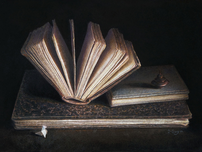 Livre et toupie