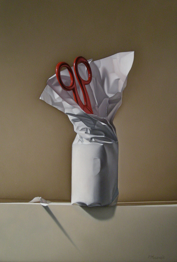 Ciseaux au flacon de papier