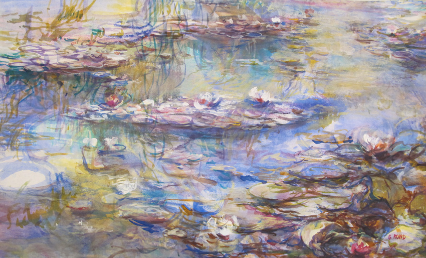 Reflet bleu