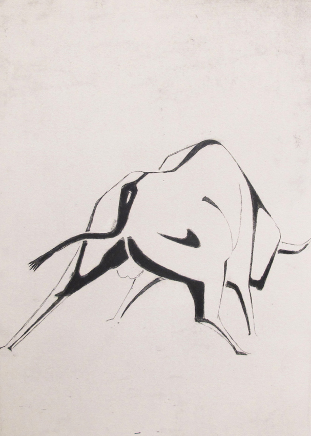 Taureau de dos N°1
