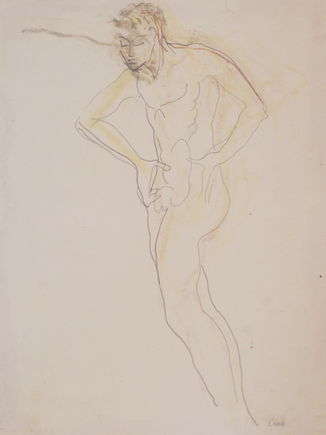 Croquis homme debout